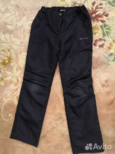 Болоневые утеплённые брюки