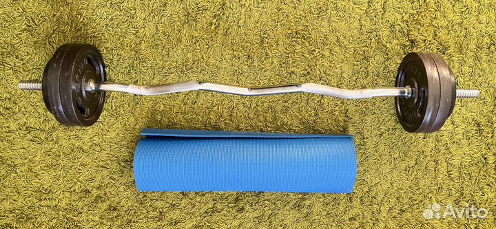 Штанга гриф блины бу