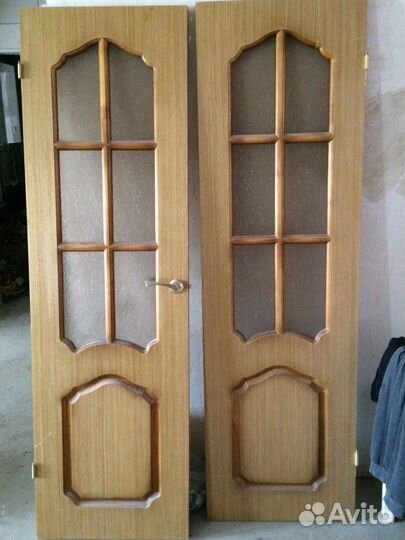 Двери межкомнатные,двойная дверь, б/у