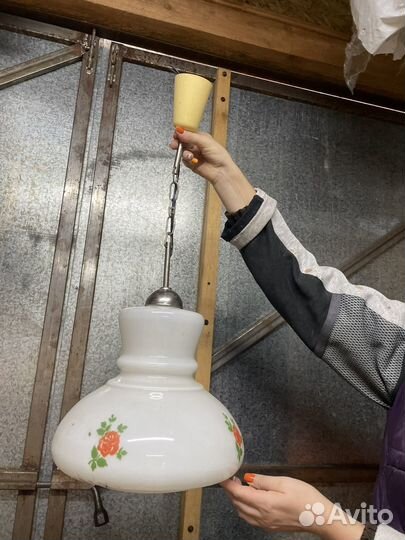 Плафоны стеклянные для люстры РСФСР