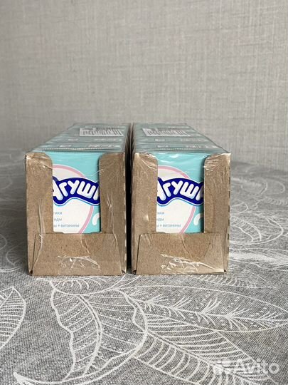 Смесь кисломолочная Агуша 2 упаковки