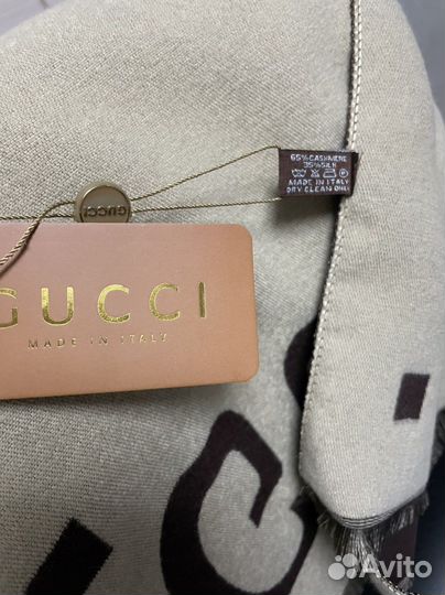 Шарф-палантин Gucci из кашемира