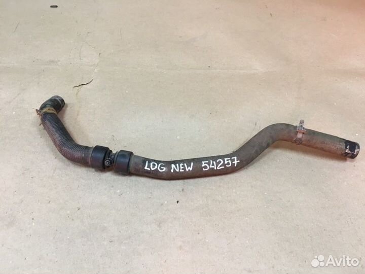 Патрубок радиатора печки Renault Logan 2