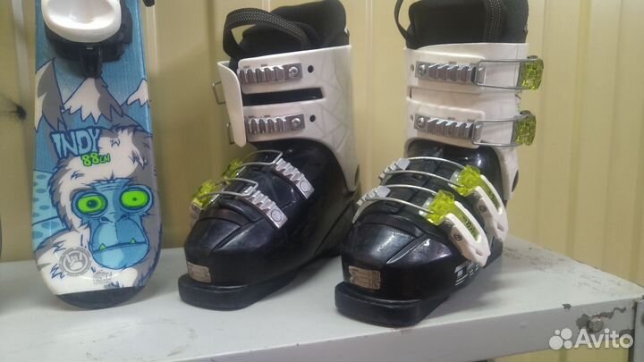 Горные лыжи с ботинками детские