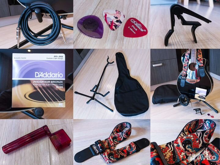 Yamaha APX600 Электроакустическая Гитара +Комплект