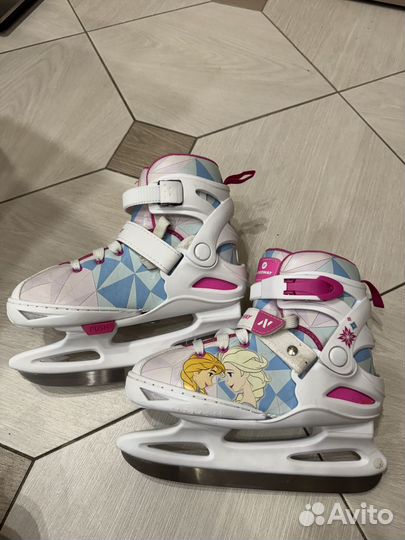 Коньки для девочки раздвижные nordway 31-36