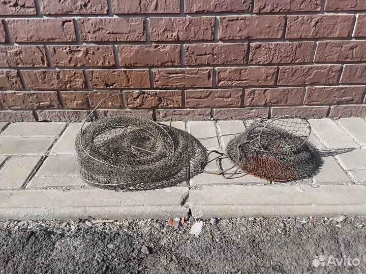 Садок рыболовный металлический 2 шт