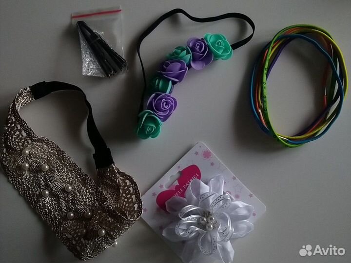Резинки, ленты, заколки для волос