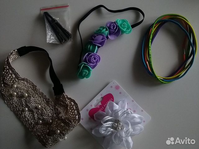 Резинки, ленты, заколки для волос
