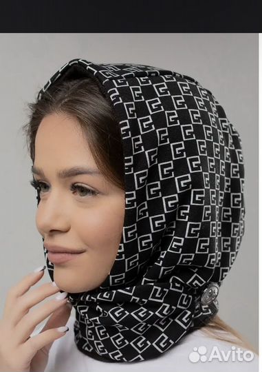 Шапка капор женская