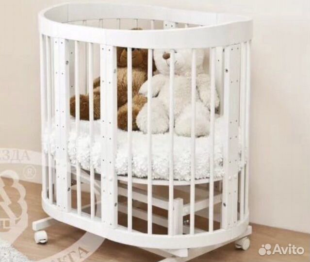 Овальная кроватка Паолина Красная звезда