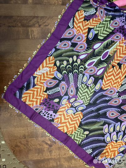 Платки хб с шелковой вышивкой