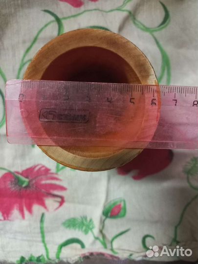 Ступка с пестиком 2 шт, натуральное дерево