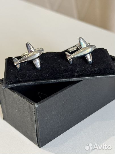 Запонки мужские самолеты