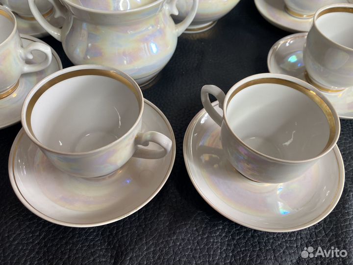 Чайный сервиз СССР Минский Фарфоровый Завод 1980г