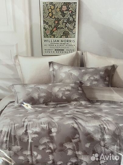 Постельное белье Сатин двуспальное евро полуторосп