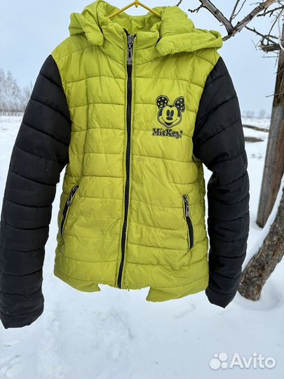 Куртка для девочки 128-134 демисезонная