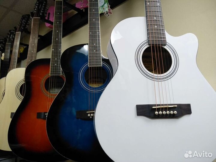 Гитара акустическая, новая, большой выбор