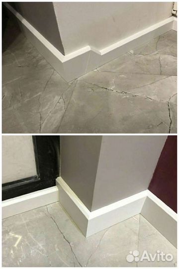 Ламинат, плинтуса