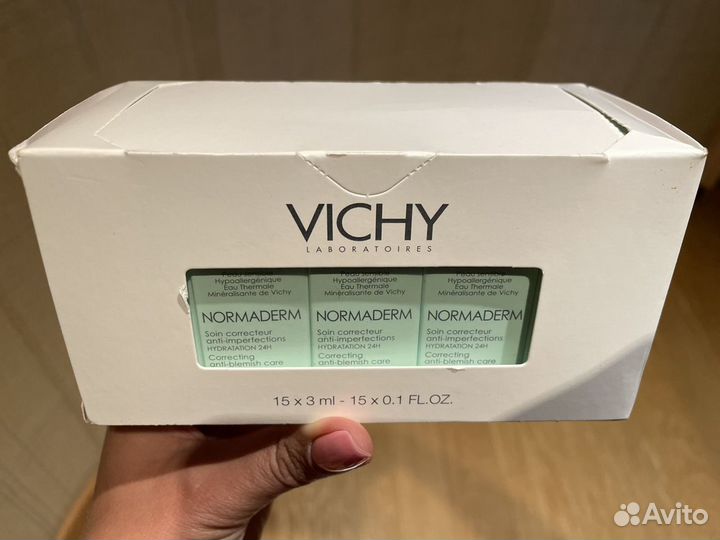 Vichy normaderm, пробники 15*3мл