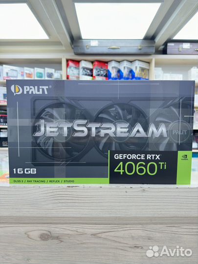 Видекарта Palit RTX 4060Ti 16GB JetStream