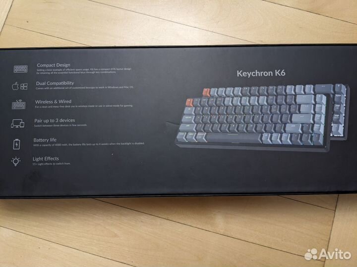 Механическая клавиатура keychron k6