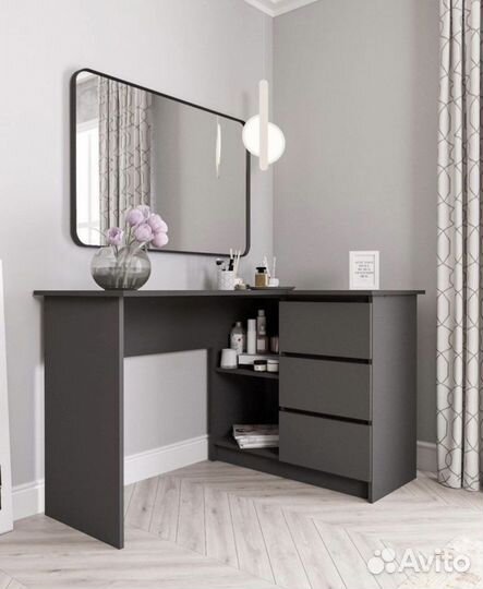 Стол письменный «Мори мс-16» серый