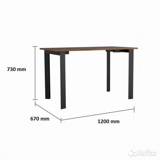 Компьютерный стол в дизайне Минимализм (Арт.33993)