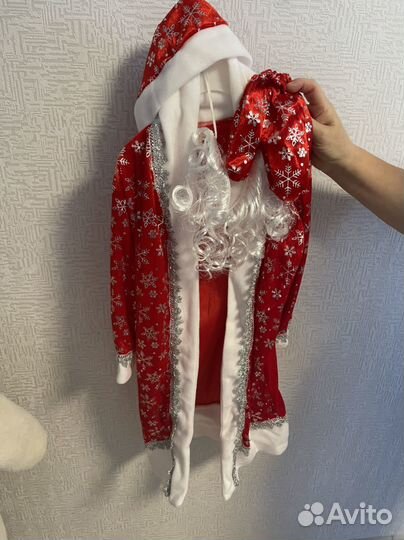 Костюм деда мороза детский