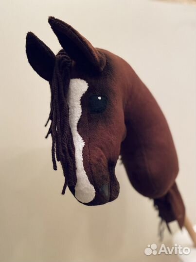 Хоббихорс/лошадка на палке с уздечкой