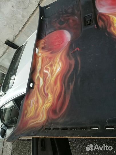 Потолок с аэрографией на ваз 2109