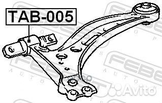 Сайлентблок рычага toyota camry 96-01 пер.подв