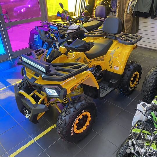 Квадроцикл motoland wild track x winch 200