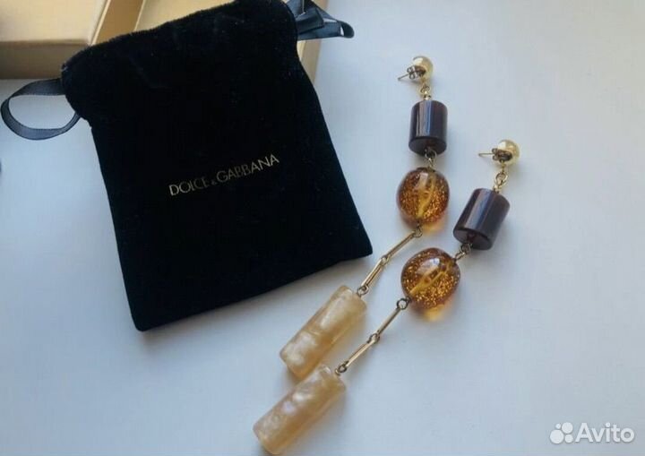 Серьги Dolce gabbana оригинал