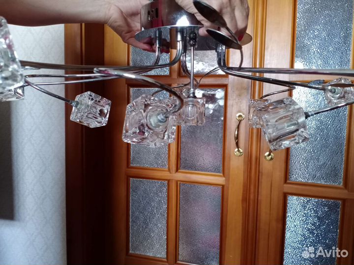 Люстра потолочная бу