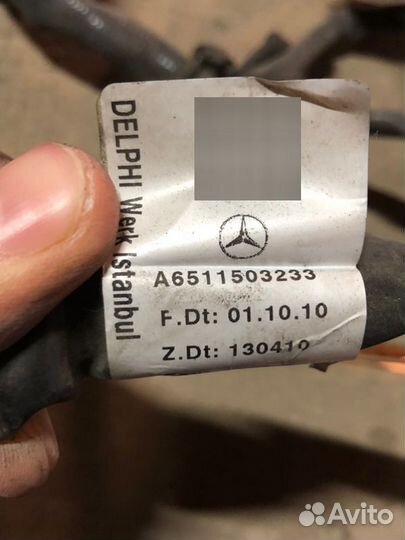 Проводка двигателя Mercedes-Benz C-Class W205