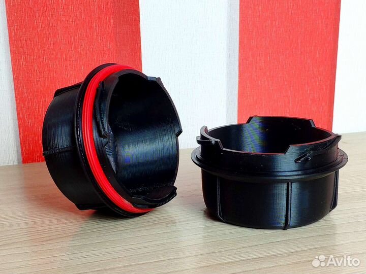 Увеличенные крышки фар KIA rio