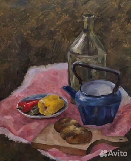 Картина маслом на холсте натюрморт