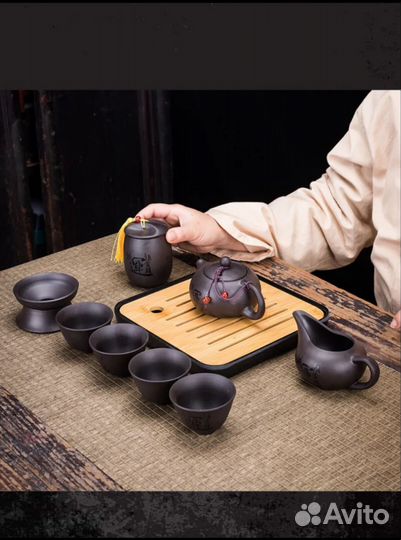 Набор для чайной церемонии из глины