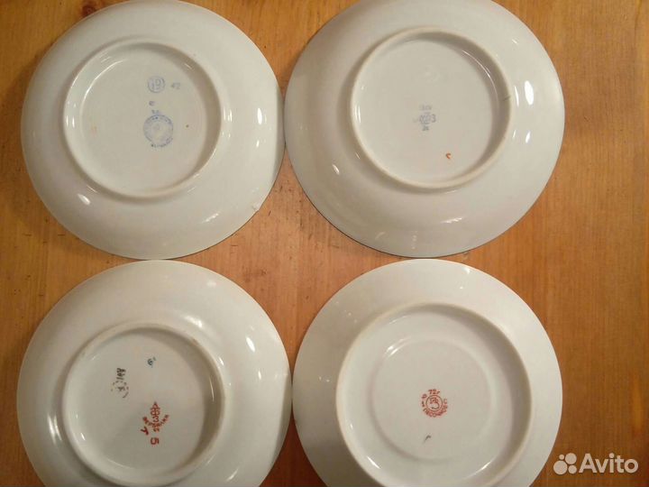 Блюдца чайные СССР,ГДР,Чехия разные
