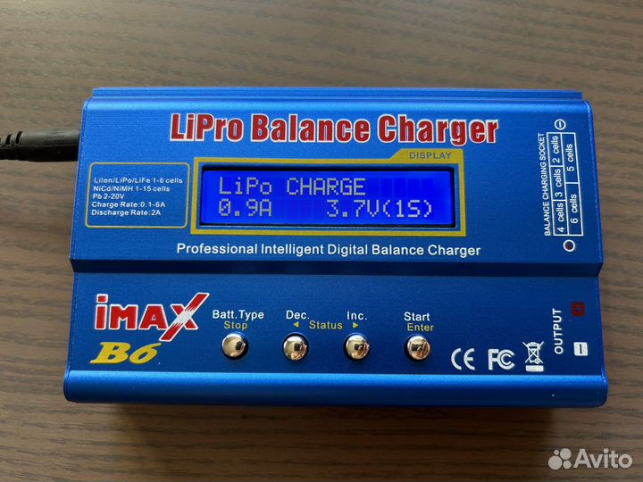 Профессиональная зарядка imax b6 80w