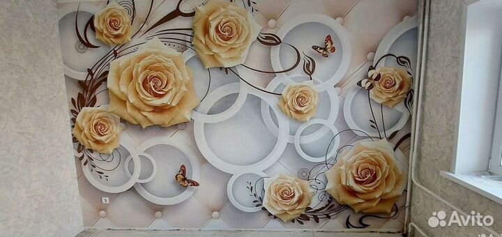 Ремонт оклейка обоев