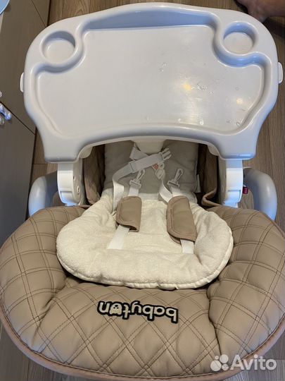 Стульчик для кормления babyton кофейный