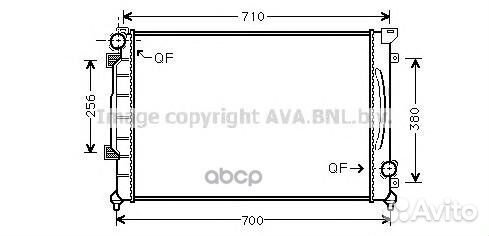 AI2139 Радиатор audi A6 2.5TD M/T 97-05 AI2139 Ava