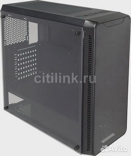 Корпус ATX Accord JP-X, Midi-Tower, без бп, черный