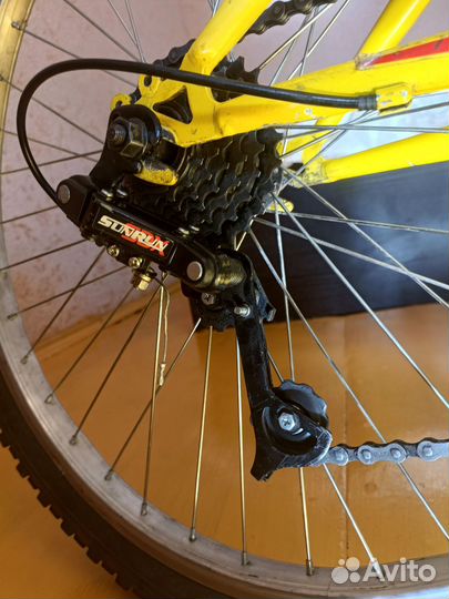 Велосипед, б/у, подростковый, колеса 24 дюйма