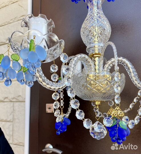 Виноград Чехия люстра хрустальная