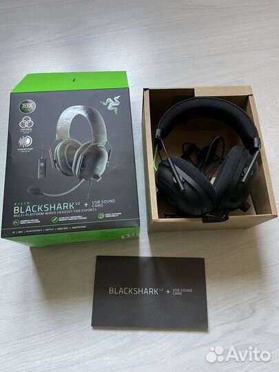 Игровые наушники razer blackshark v2