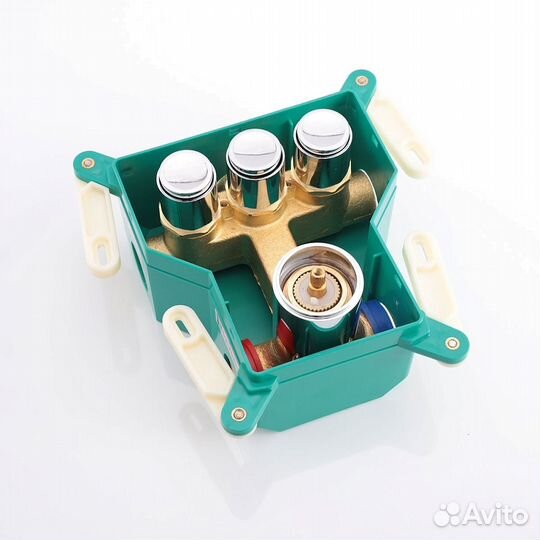 Встраиваемый смеситель для ванны и душа Vincea вороненая сталь vscv-431GM