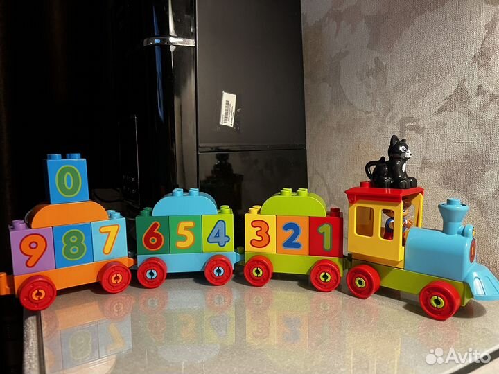 Lego дупло паровозик